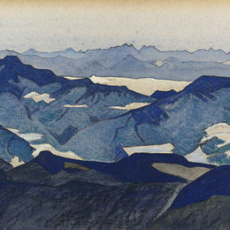 尼古拉斯·罗瑞奇(Nicholas Roerich)高清作品:View of Jelar La