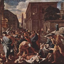 尼古拉斯·普桑(Nicolas Poussin)高清作品:The Plague at Ashod