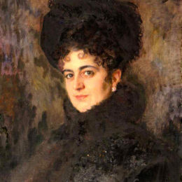 尼古莱·库兹涅佐夫(Nikolai Kuznetsov)高清作品:Portrait of Rakhily Semenovna Isakovich