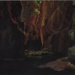 《峡谷在卡拉拉山区》尼古拉格(Nikolai Ge)高清作品欣赏