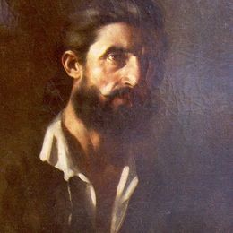 《蒙得维的亚小行星1909肖像》尼古拉格(Nikolai Ge)高清作品欣赏
