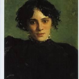 尼古拉格(Nikolai Ge)高清作品:Portrait of Maria Gabayeva