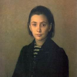 尼古拉格(Nikolai Ge)高清作品:Portrait of Olga Kostycheva