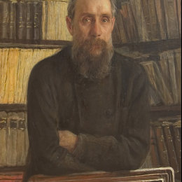 尼古拉格(Nikolai Ge)高清作品:Portrait of P.A. Kostichev