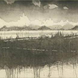 《森塞特霍尔坎海滩》诺曼·阿克罗伊德(Norman Ackroyd)高清作品欣赏