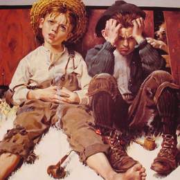 《报应》诺曼·洛克威尔(Norman Rockwell)高清作品欣赏