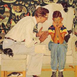 《生活的事实》诺曼·洛克威尔(Norman Rockwell)高清作品欣赏