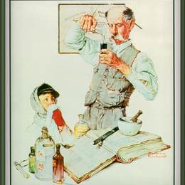 《药剂师》诺曼·洛克威尔(Norman Rockwell)高清作品欣赏