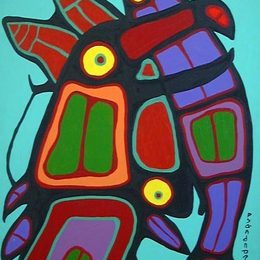 《图像》诺娃尔·墨里塞奥(Norval Morrisseau)高清作品欣赏