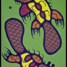 《海狸之歌》诺娃尔·墨里塞奥(Norval Morrisseau)高清作品欣赏