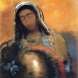 《佛》奥迪隆·雷东(Odilon Redon)高清作品欣赏