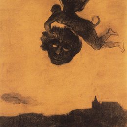 《鬼头鬼脑》奥迪隆·雷东(Odilon Redon)高清作品欣赏