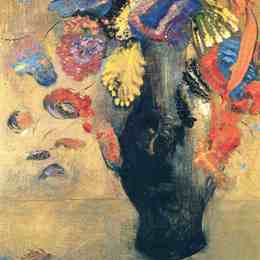 《花》奥迪隆·雷东(Odilon Redon)高清作品欣赏