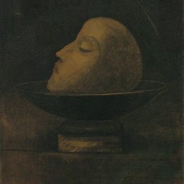 《殉教者头目》奥迪隆·雷东(Odilon Redon)高清作品欣赏