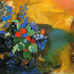 《奥菲利亚》奥迪隆·雷东(Odilon Redon)高清作品欣赏