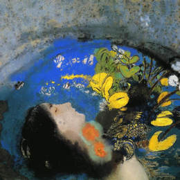 《奥菲利亚》奥迪隆·雷东(Odilon Redon)高清作品欣赏