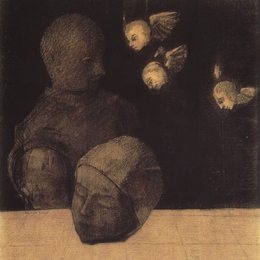 《断头》奥迪隆·雷东(Odilon Redon)高清作品欣赏