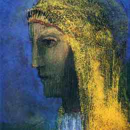 《女德鲁伊》奥迪隆·雷东(Odilon Redon)高清作品欣赏