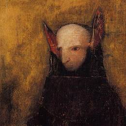 《怪兽》奥迪隆·雷东(Odilon Redon)高清作品欣赏