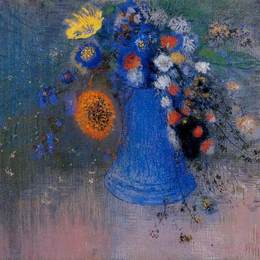 《花瓶》奥迪隆·雷东(Odilon Redon)高清作品欣赏