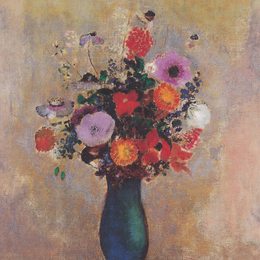 《野花》奥迪隆·雷东(Odilon Redon)高清作品欣赏