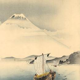 《富士山》小原古邨(Ohara Koson)高清作品欣赏