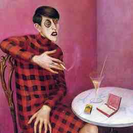 奥托·迪克斯(Otto Dix)高清作品:Portrait of the Journalist Sylvia Von Harden