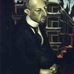 奥托·迪克斯(Otto Dix)高清作品:Portrait of the Lawyer Dr. Fritz Glaser