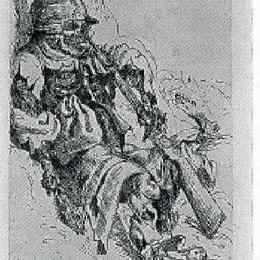 《战壕中的死哨兵》奥托·迪克斯(Otto Dix)高清作品欣赏