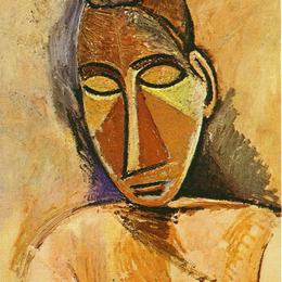 《裸体（把）》巴勃罗·毕加索(Pablo Picasso)高清作品欣赏