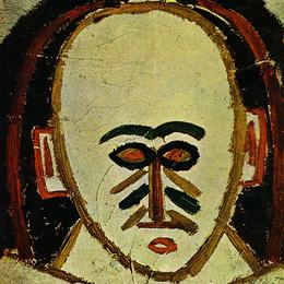 《男人的头颅》巴勃罗·毕加索(Pablo Picasso)高清作品欣赏