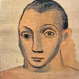 《自画像》巴勃罗·毕加索(Pablo Picasso)高清作品欣赏