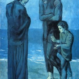 《悲剧》巴勃罗·毕加索(Pablo Picasso)高清作品欣赏