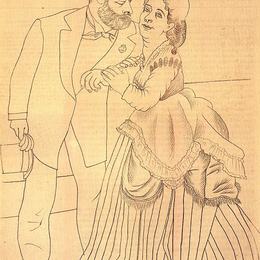 《“订婚”后的配偶希思黎》巴勃罗·毕加索(Pablo Picasso)高清作品欣赏