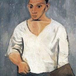 《自画像》巴勃罗·毕加索(Pablo Picasso)高清作品欣赏