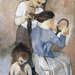 《美发》巴勃罗·毕加索(Pablo Picasso)高清作品欣赏