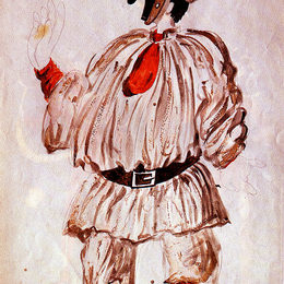 《“普兰西拉”服装设计》巴勃罗·毕加索(Pablo Picasso)高清作品欣赏