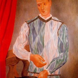 《巴塞罗纳哈莱奎因》巴勃罗·毕加索(Pablo Picasso)高清作品欣赏