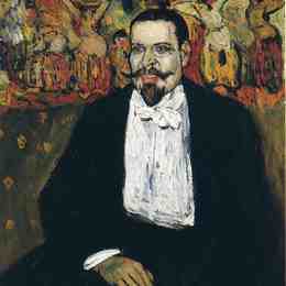 巴勃罗·毕加索(Pablo Picasso)高清作品:Portrait of Gustave Coquiot