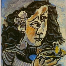 巴勃罗·毕加索(Pablo Picasso)高清作品:Maria Agustina Sarmiento (Velazquez)