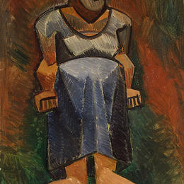 《农妇》巴勃罗·毕加索(Pablo Picasso)高清作品欣赏