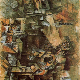 《曼陀林主义者》巴勃罗·毕加索(Pablo Picasso)高清作品欣赏