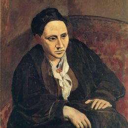 《格特鲁德·斯坦画像》巴勃罗·毕加索(Pablo Picasso)高清作品欣赏