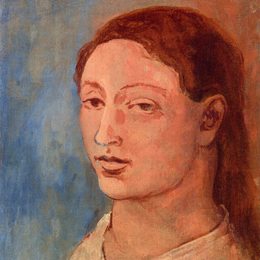 《费尔南德头颅》巴勃罗·毕加索(Pablo Picasso)高清作品欣赏