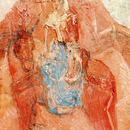 《驴上的女人》巴勃罗·毕加索(Pablo Picasso)高清作品欣赏