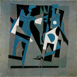 《丑女与项链女人》巴勃罗·毕加索(Pablo Picasso)高清作品欣赏