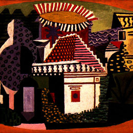 巴勃罗·毕加索(Pablo Picasso)高清作品:Landscape of Juan-les-Pins