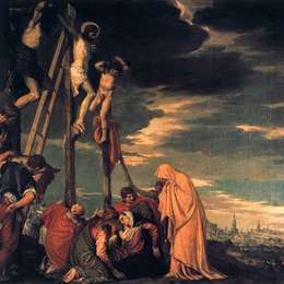 《被钉十字架》保罗·委罗内塞(Paolo Veronese)高清作品欣赏