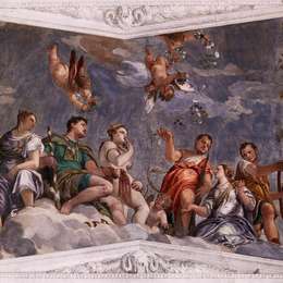 《海曼和金星，朱诺》保罗·委罗内塞(Paolo Veronese)高清作品欣赏