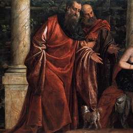 《苏珊娜与长者》保罗·委罗内塞(Paolo Veronese)高清作品欣赏